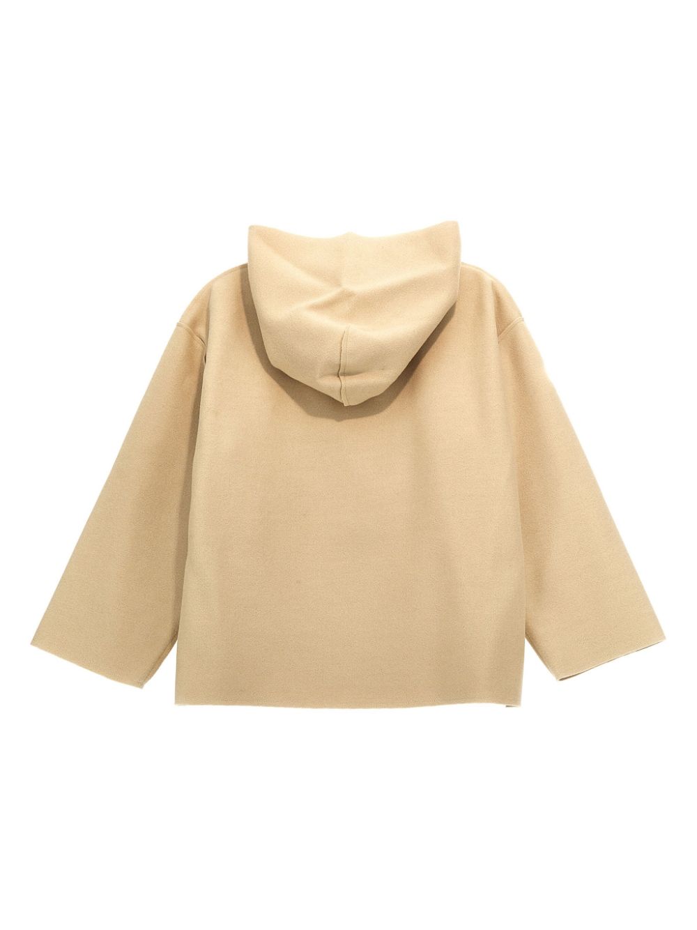 MM6 Maison Margiela Kids Hoodie met geborduurd logo - Beige