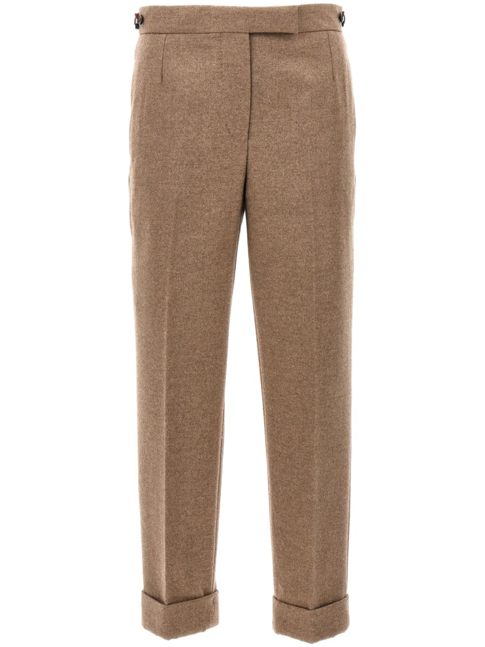 Thom Browne Broek van scheerwol Bruin