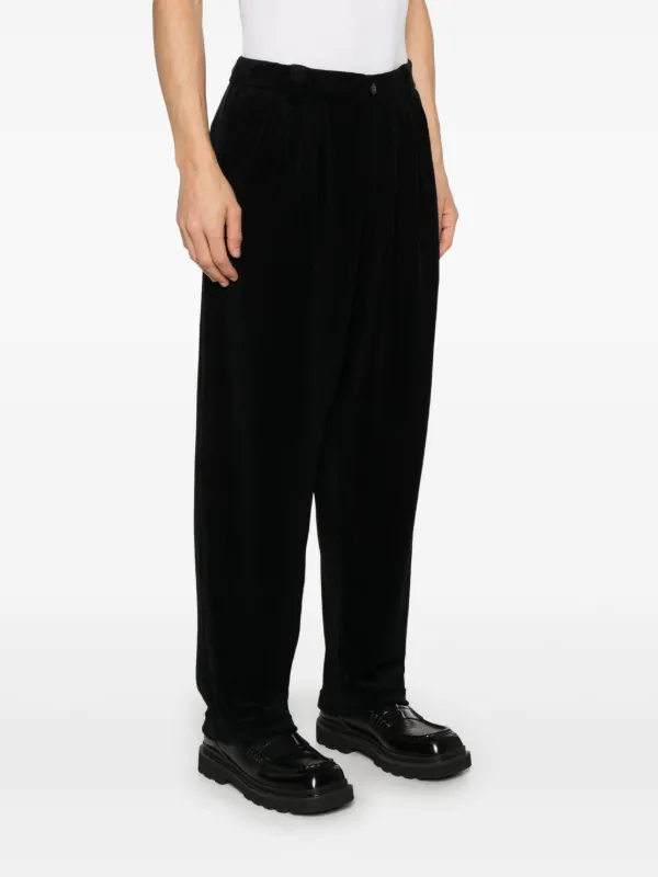 GIORGIO ARMANI 　メンズ テーパード調パンツ SIZE46 Giorgio Armani テーパードパンツ | ブラック | FARFETCH JP