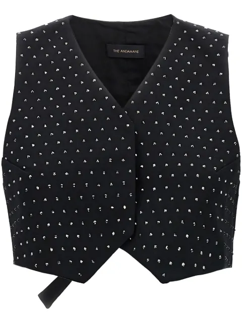THE ANDAMANE Nadine Crystal waistcoat