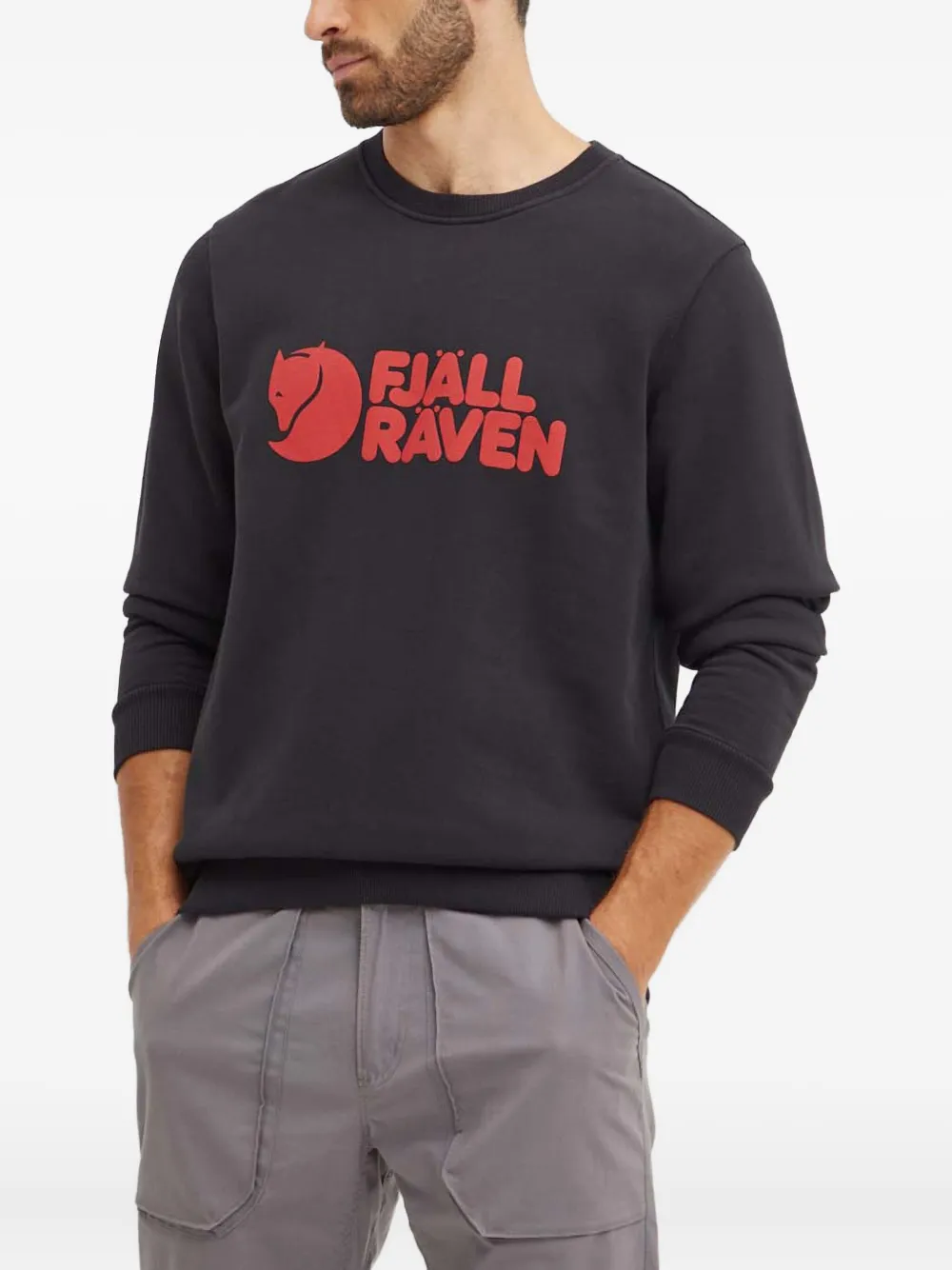 Fjällräven Suéter com logo 1960 | Preto | Image 1