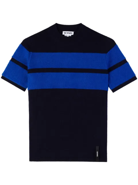 Sunnei striped short-sleeve T-shirt