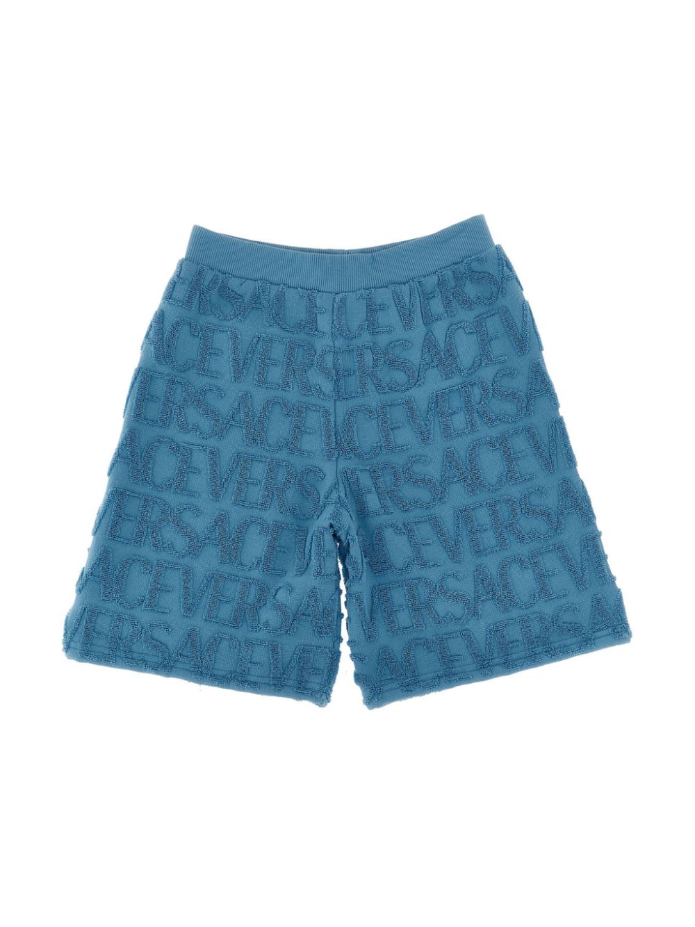 Versace Kids Versace Allover track shorts - Black