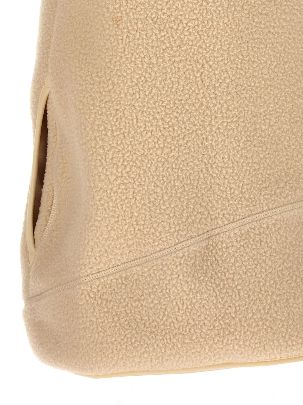 Harmony Paris Sleeveless Zipper Vest In Brown