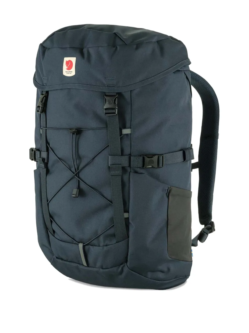 Fjall Raven Logo-patch Backpack In Blue