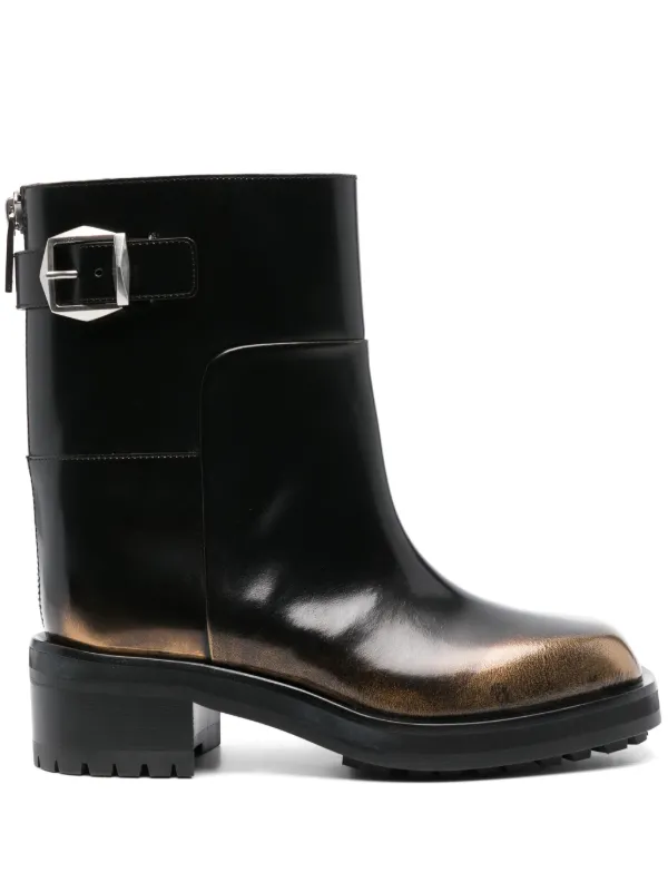 Jimmy choo ブーツ Brooklyn Ankle Boot 50 | Black Leather Ankle Boots | JIMMY CHOO