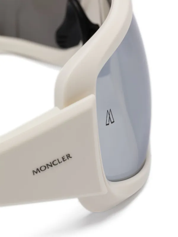 MONCLER サングラス ケース付き Moncler Eyewear Snowseeker サングラス | ホワイト | FARFETCH JP