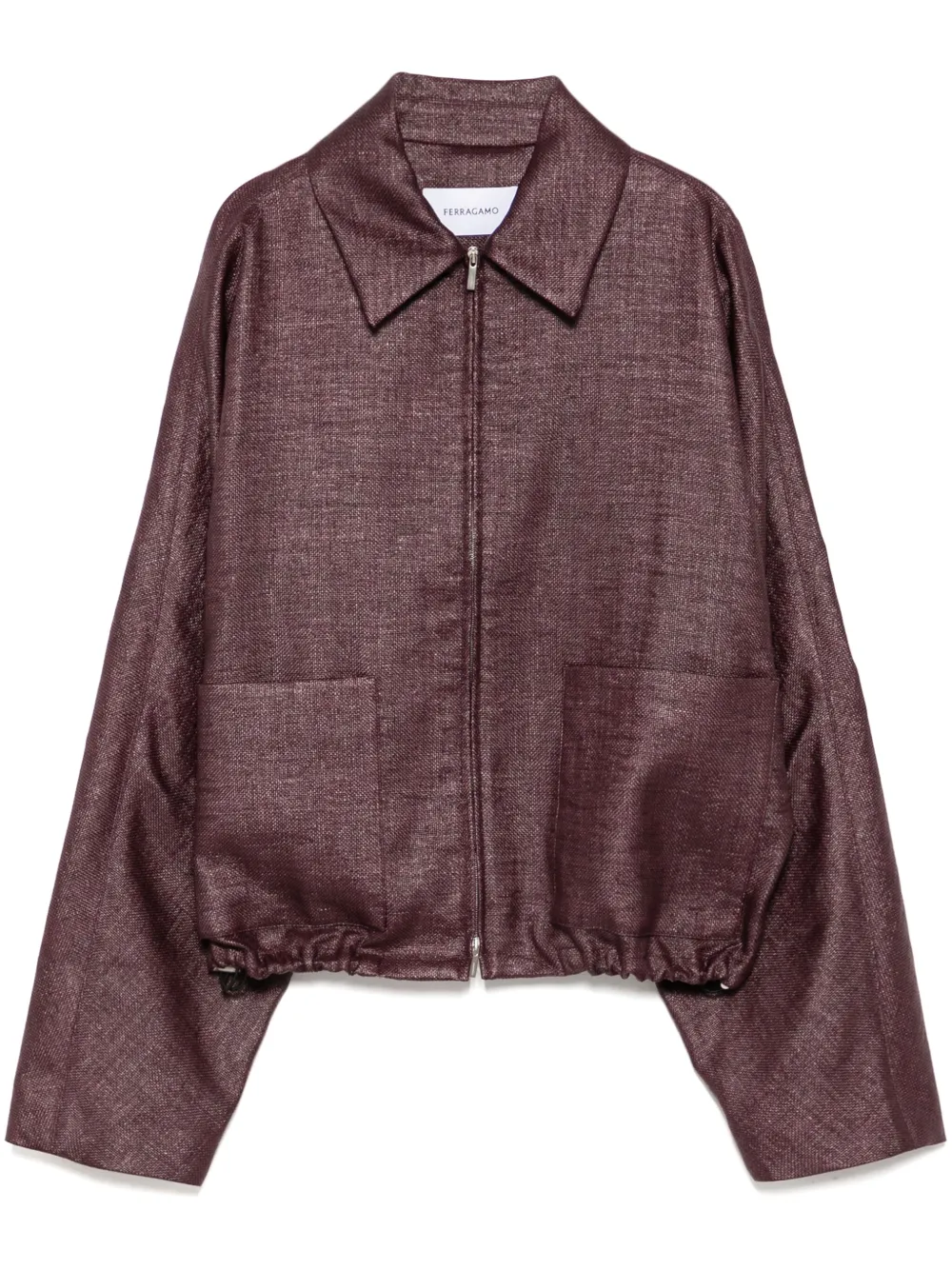 Ferragamo zip fastening jacket | Red | Image 1