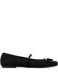 Ferragamo Vara-plate ballet flats - Black