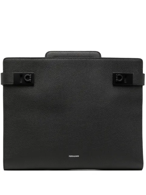 Ferragamo Pasta para notebook de couro