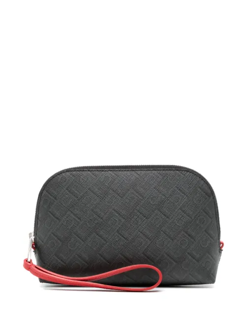 Trousse de toilette à motif géométrique - Ferragamo - Modalova