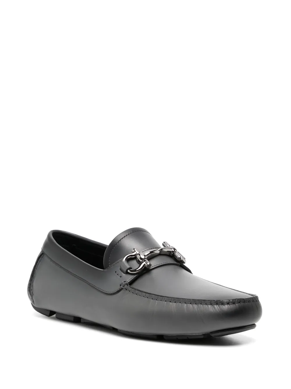 Ferragamo leather loafers Grey