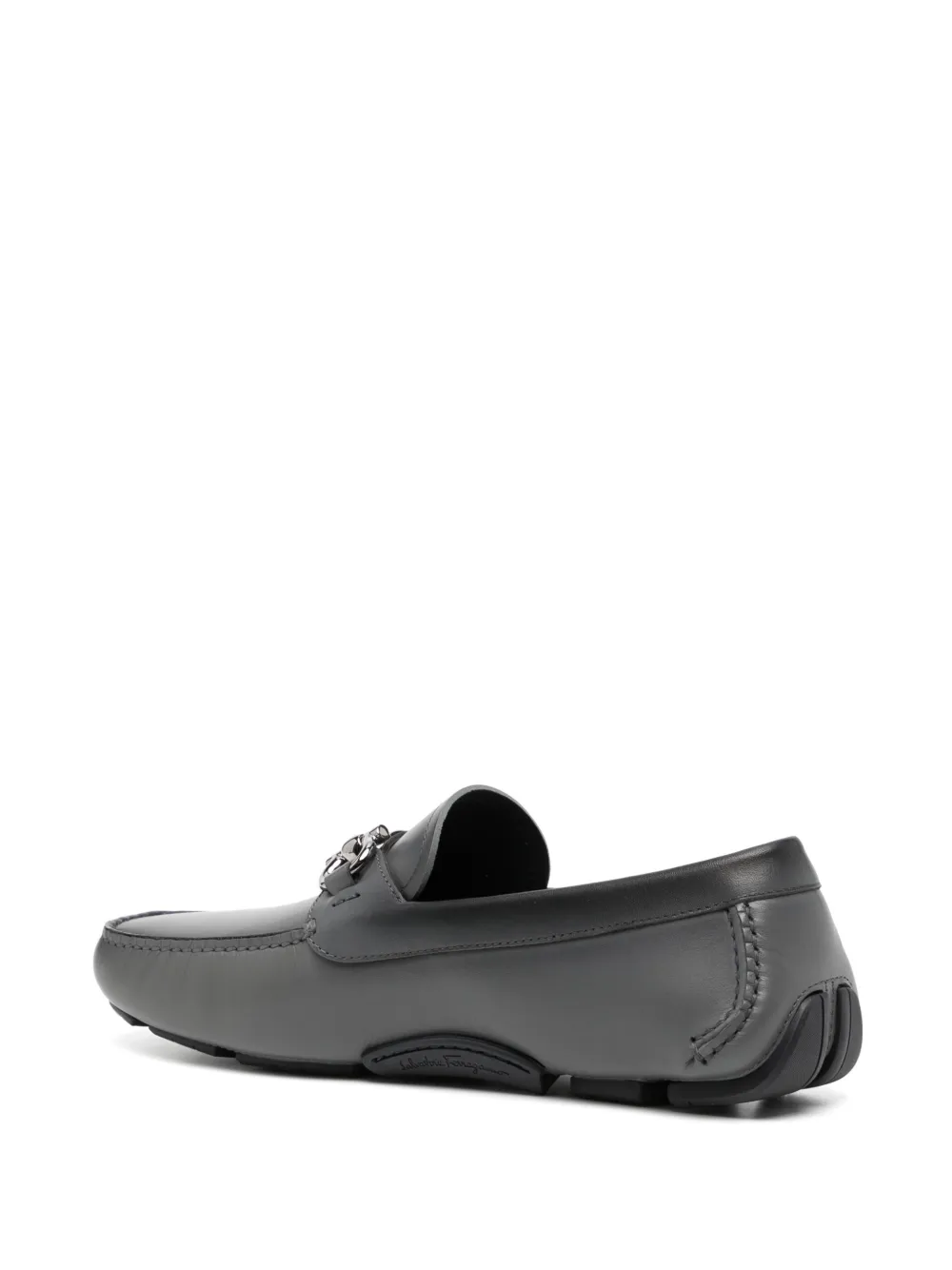 Ferragamo leather loafers Grey