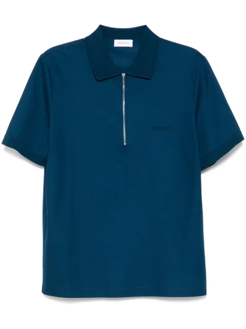 Ferragamo polo à logo brodé