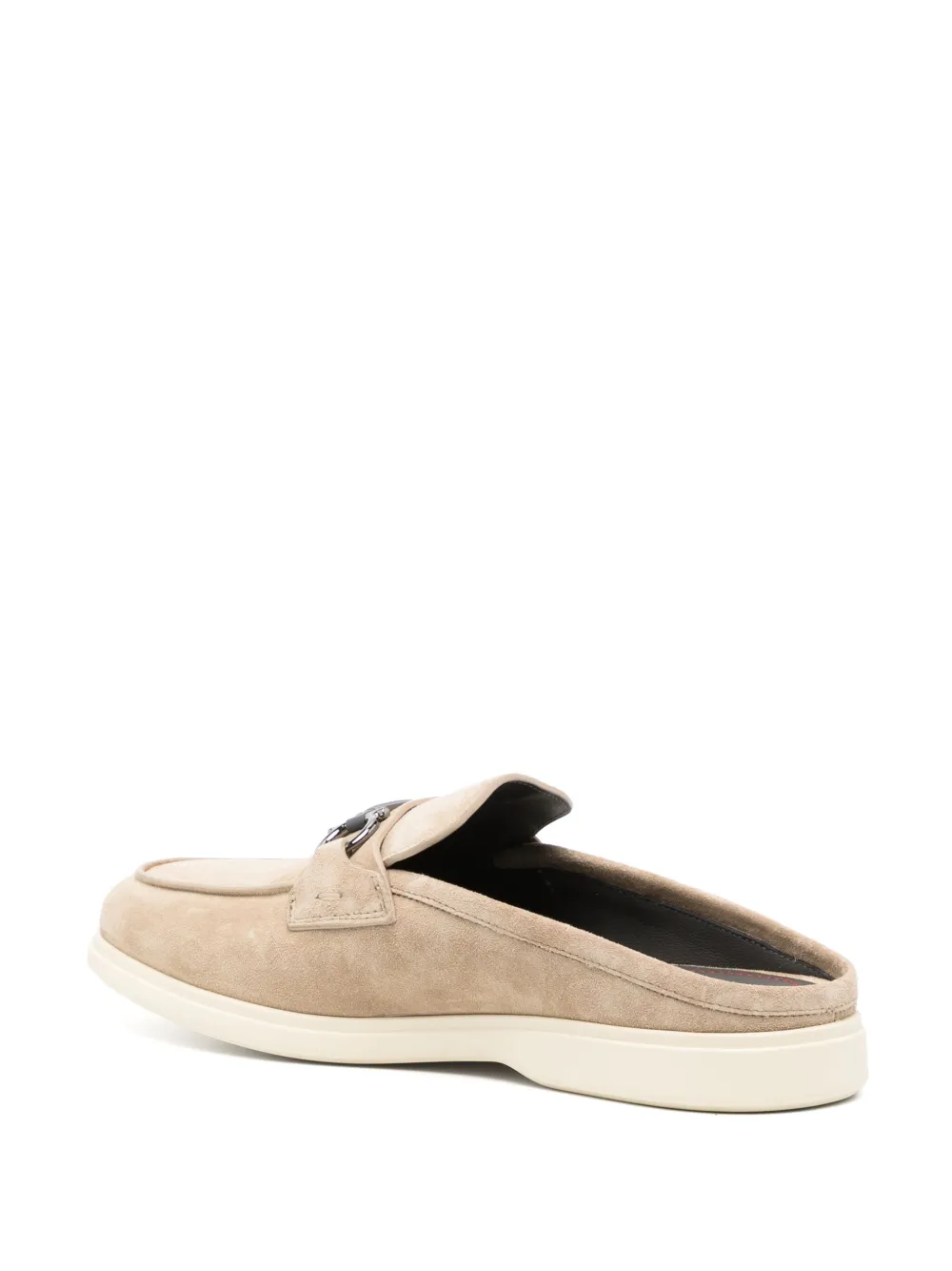 Ferragamo logo loafers Neutrals