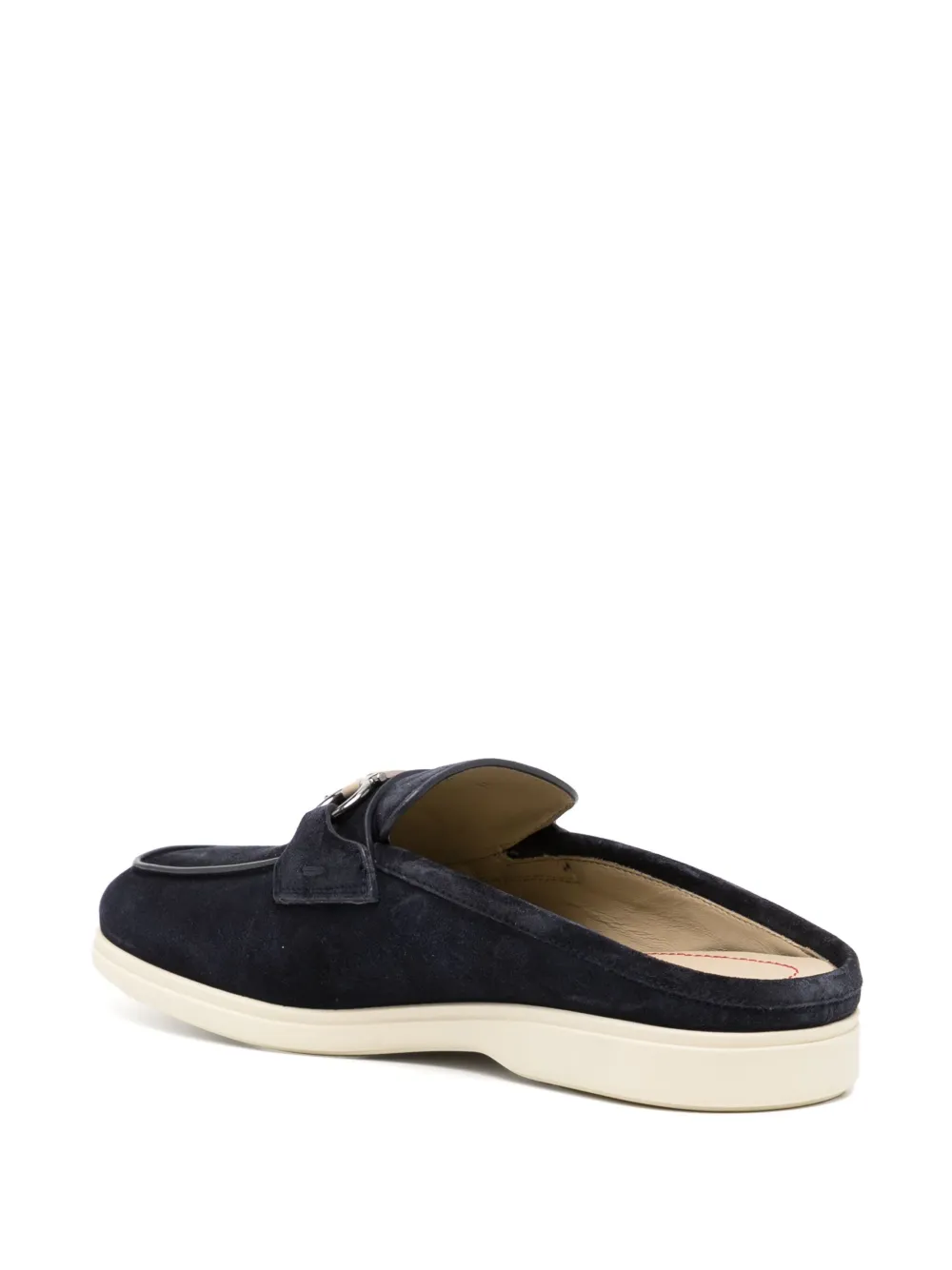 Ferragamo logo loafers Blue