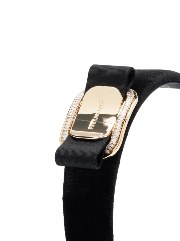 Ferragamo ヴァラリボン ヘアバンド | ブラック | FARFETCH JP