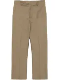 Ferragamo cotton chinos - Brown