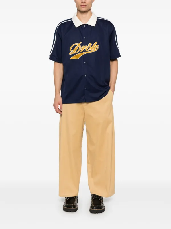 Drôle De Monsieur Le Chemise Shirt Blue FARFETCH IN