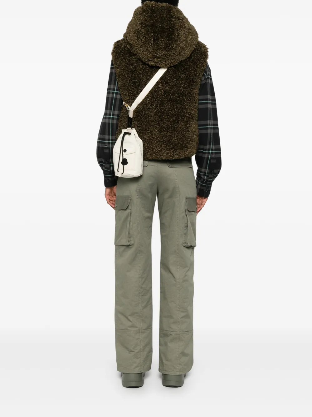 Moncler Vissershoed met logopatch - Wit