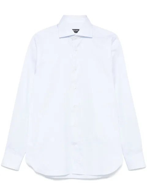 Zegna camisa con rayas estampadas