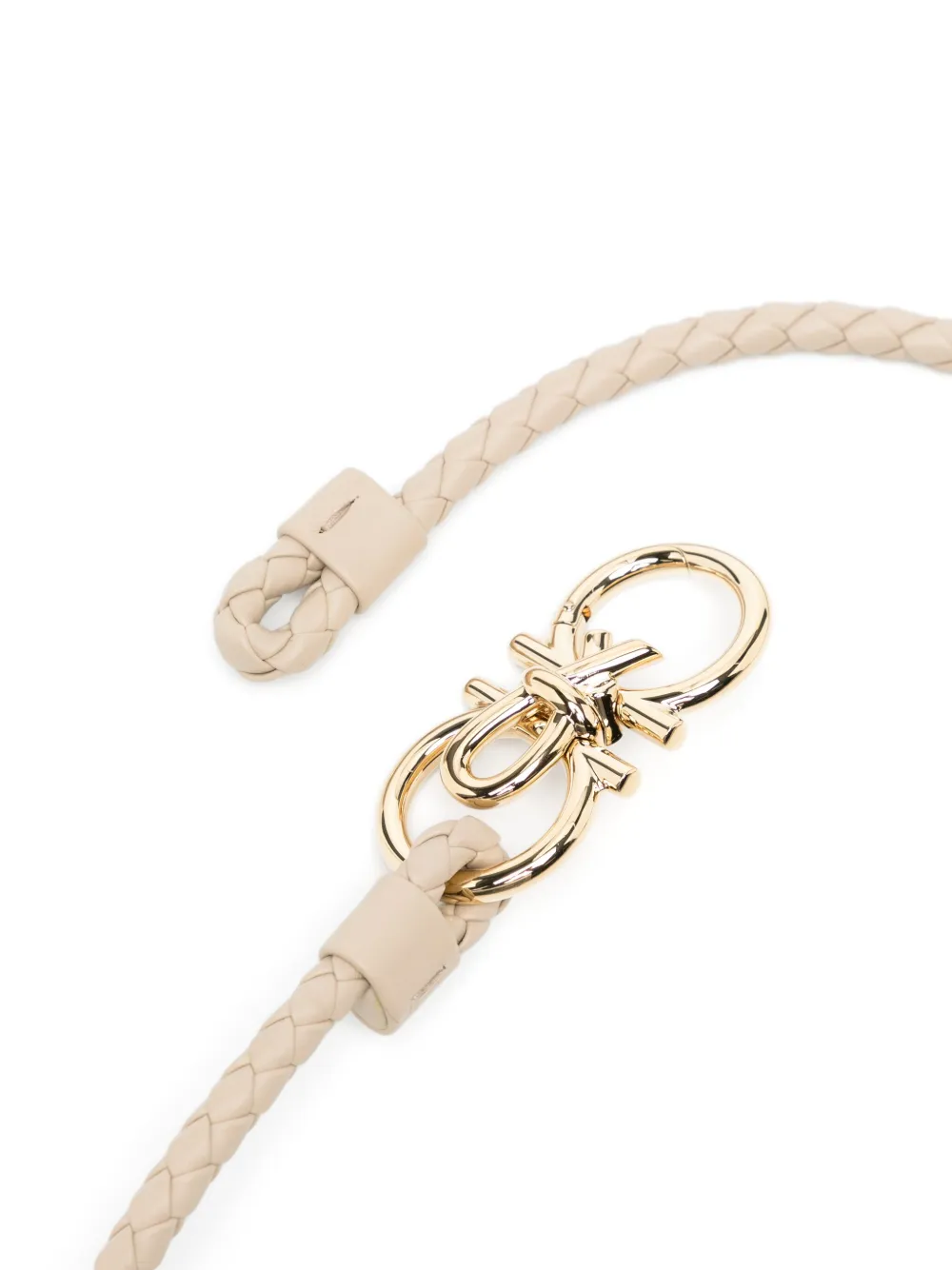 Ferragamo Gevlochten riem - Beige