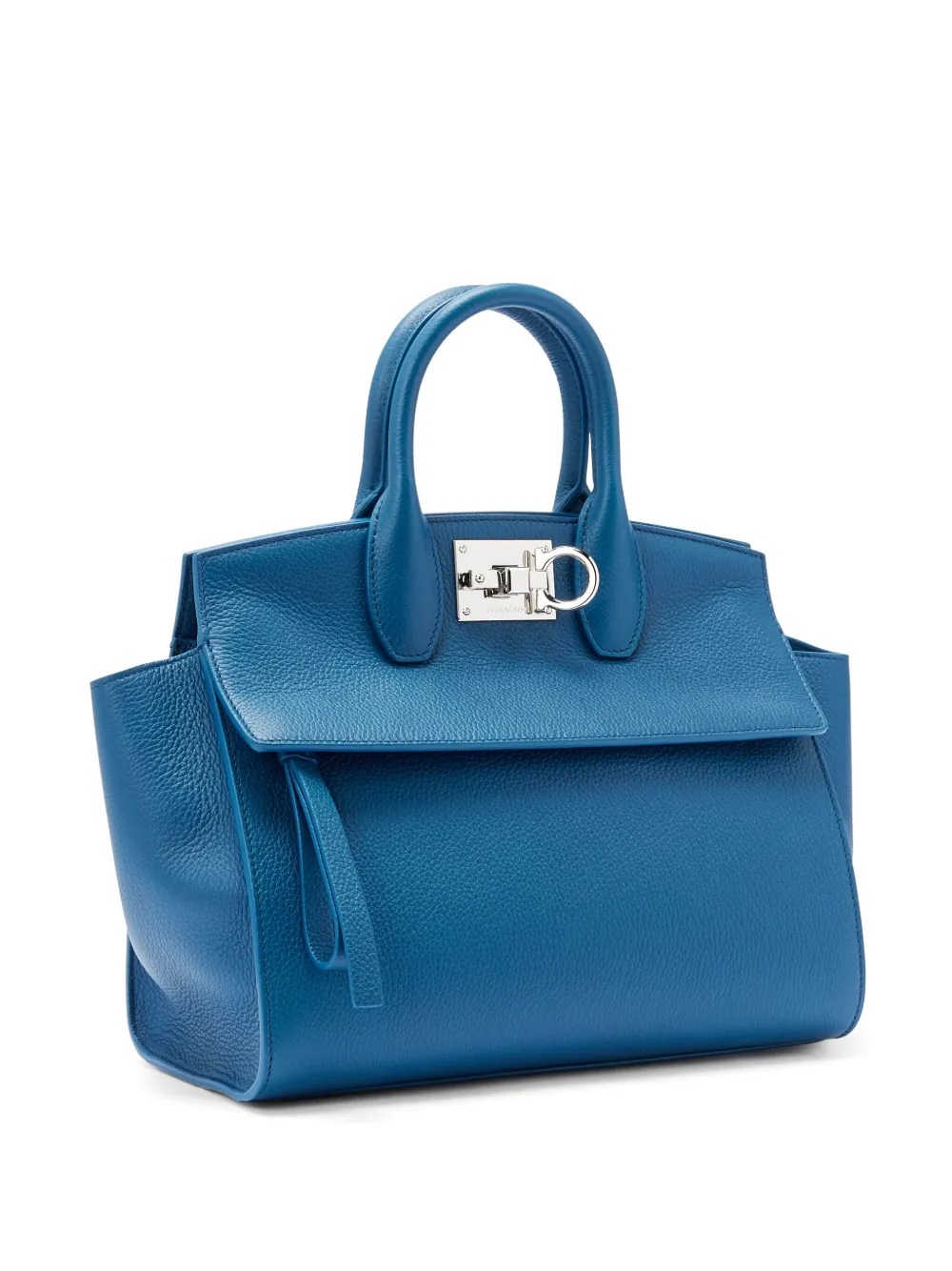 Ferragamo Gancini shopper Blauw