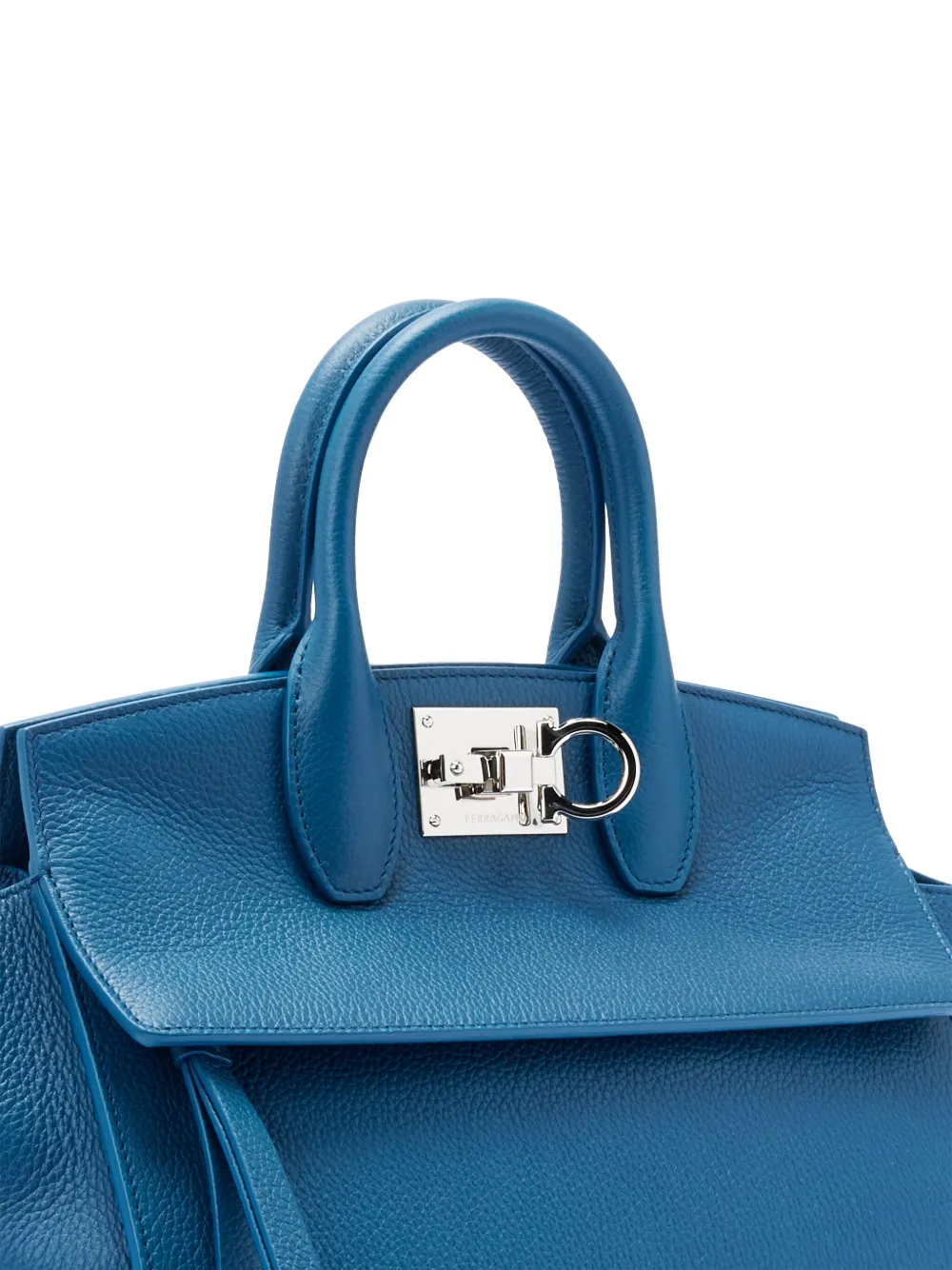 Ferragamo Gancini shopper Blauw