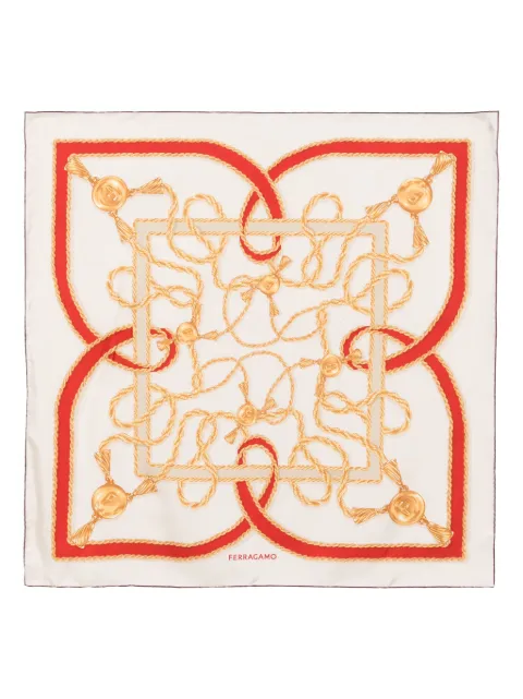 Ferragamo graphic-print scarf