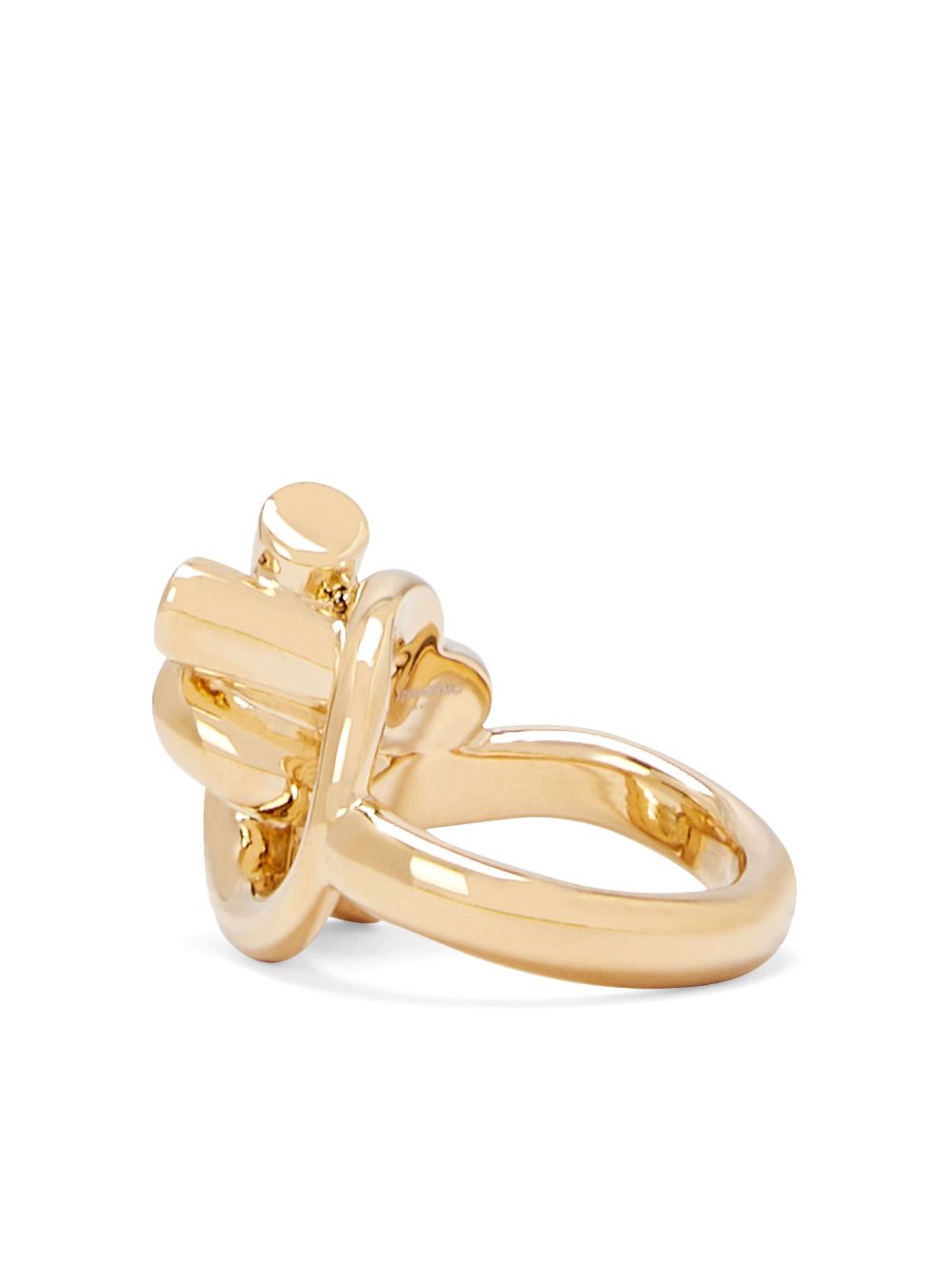 Ferragamo Gancini-detail ring - Gold