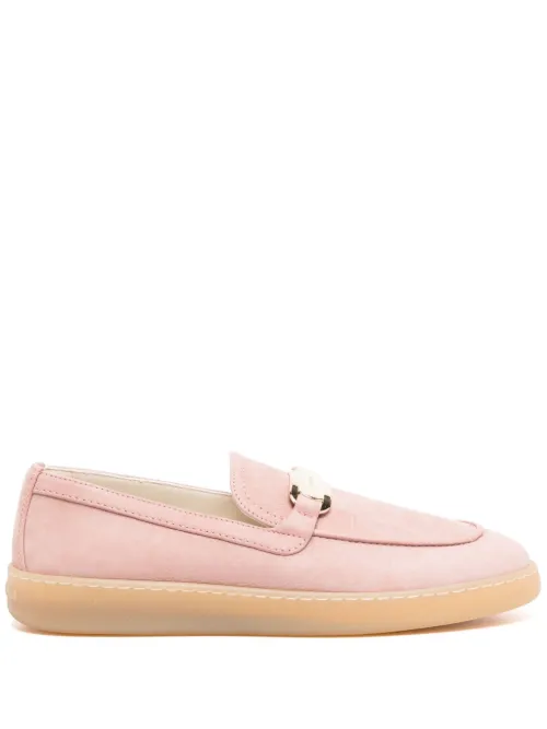 Ferragamo mocassins en daim - Rose - Ferragamo - Modalova