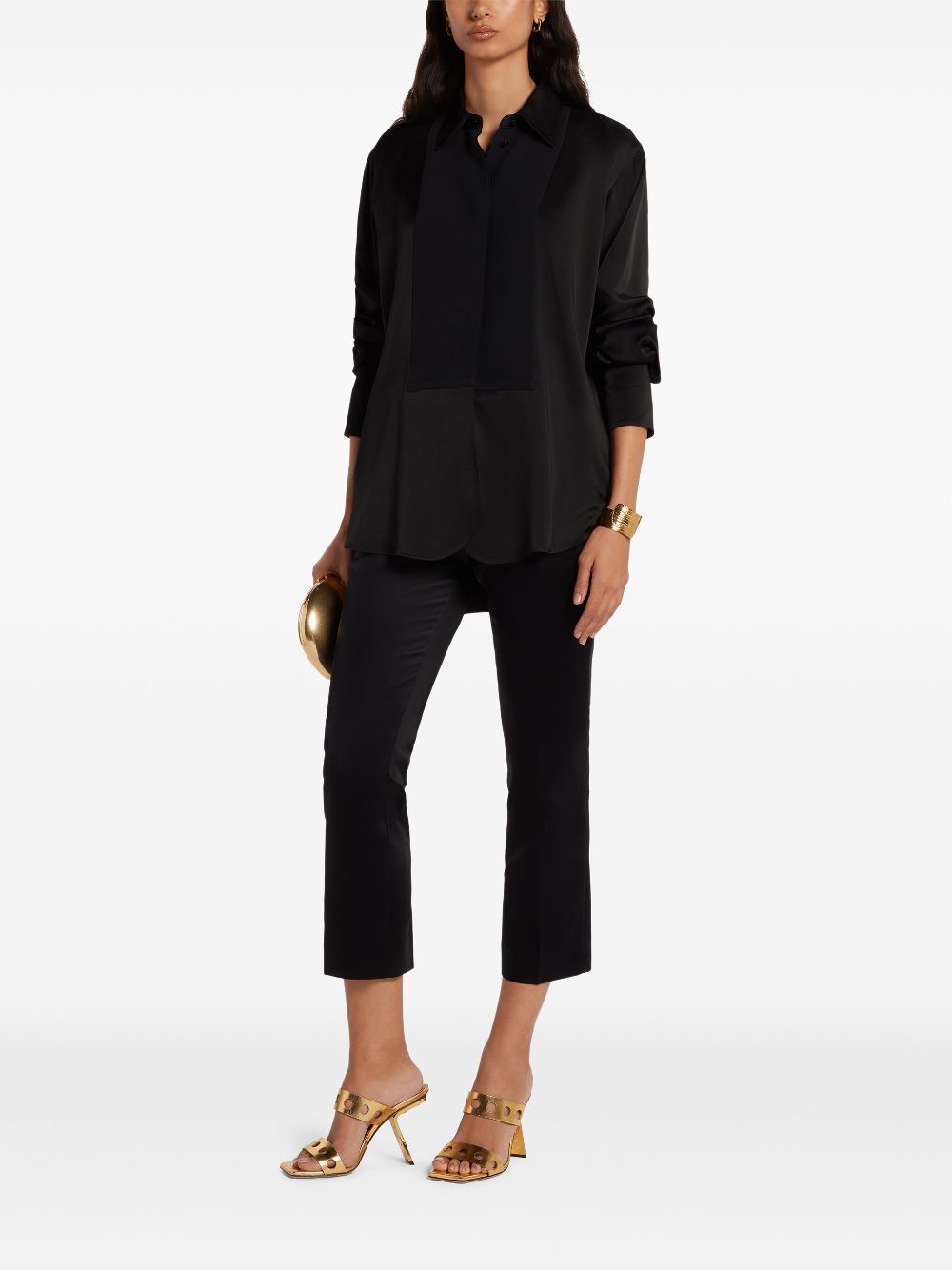 Ferragamo Cropped broek - Zwart