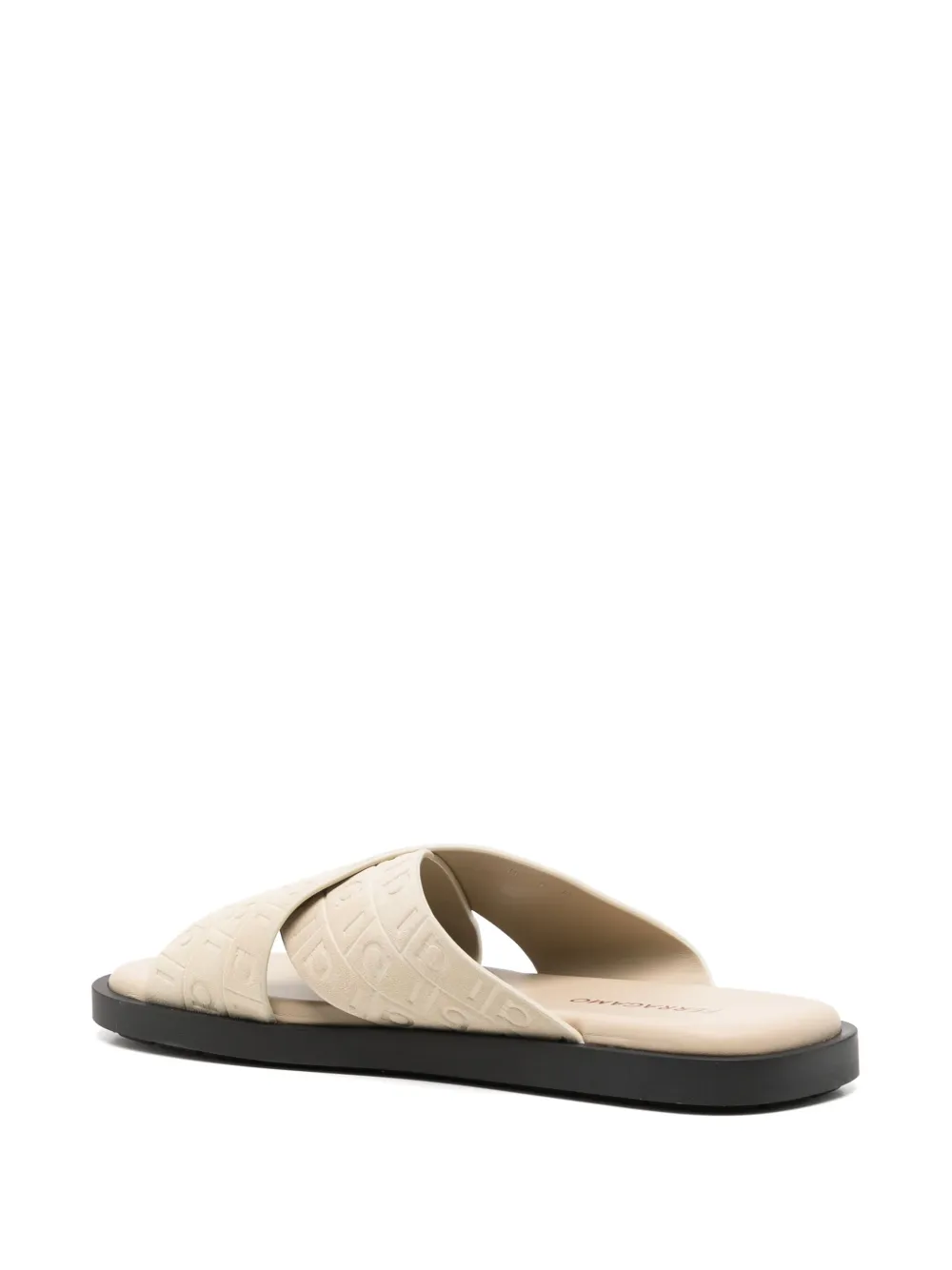 Ferragamo logo-debossed sandals Neutrals