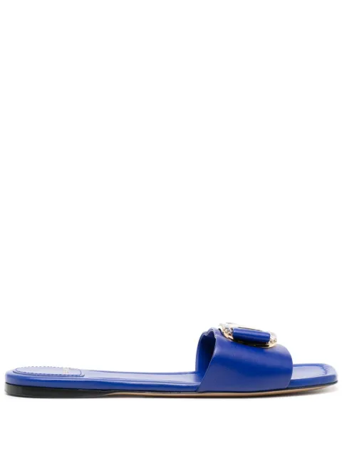 Ferragamo sandalias Platino