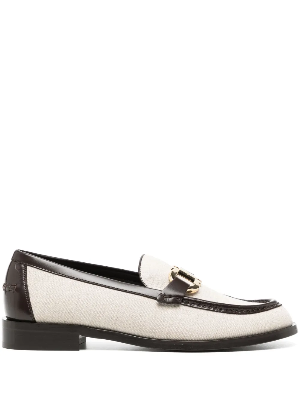 Ferragamo Gancini loafers Beige