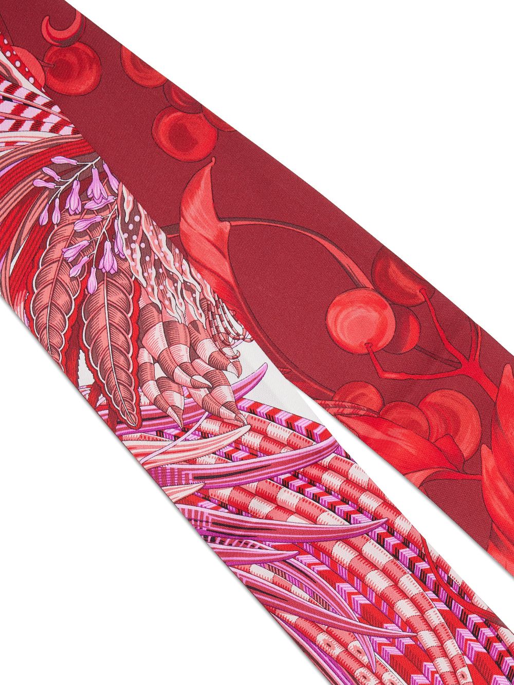 Ferragamo animals-print scarf - Roze