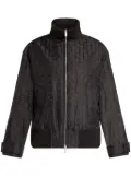 Ferragamo monogram lightweight jacket - Black