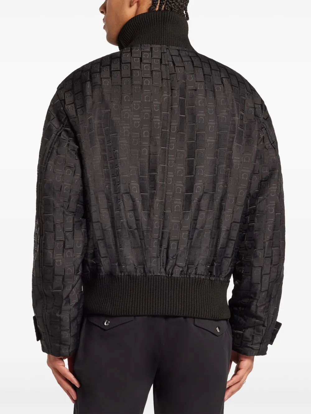 Ferragamo Jack met monogram Zwart