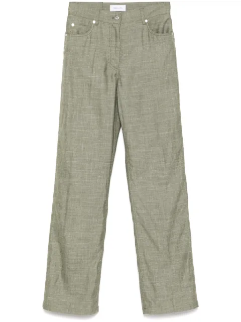 Ferragamo straight hem trousers