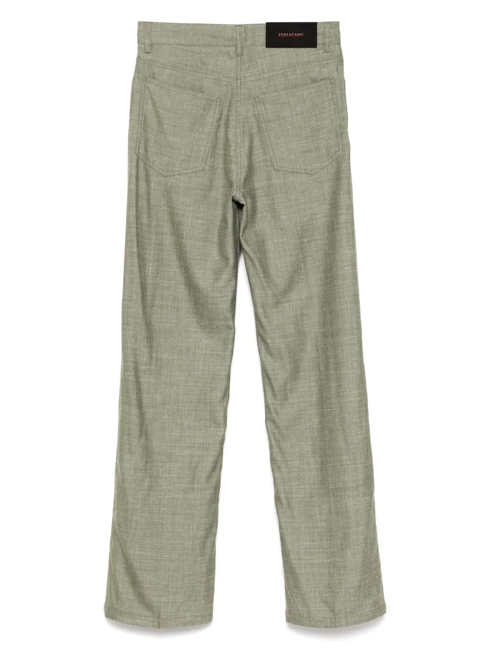 Ferragamo Straight broek - Groen