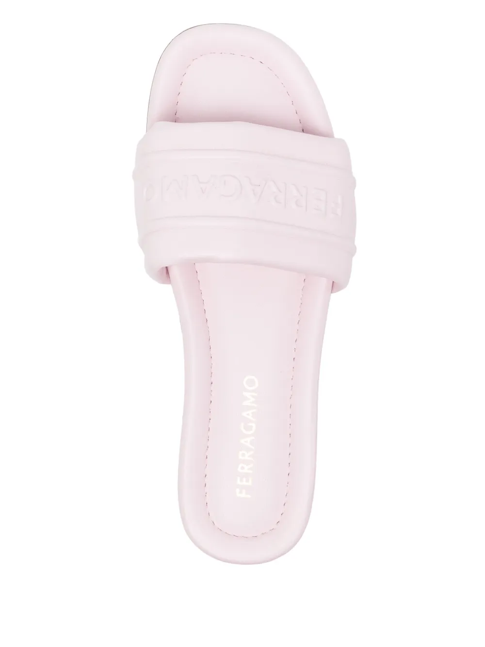 Ferragamo logo sandals Pink