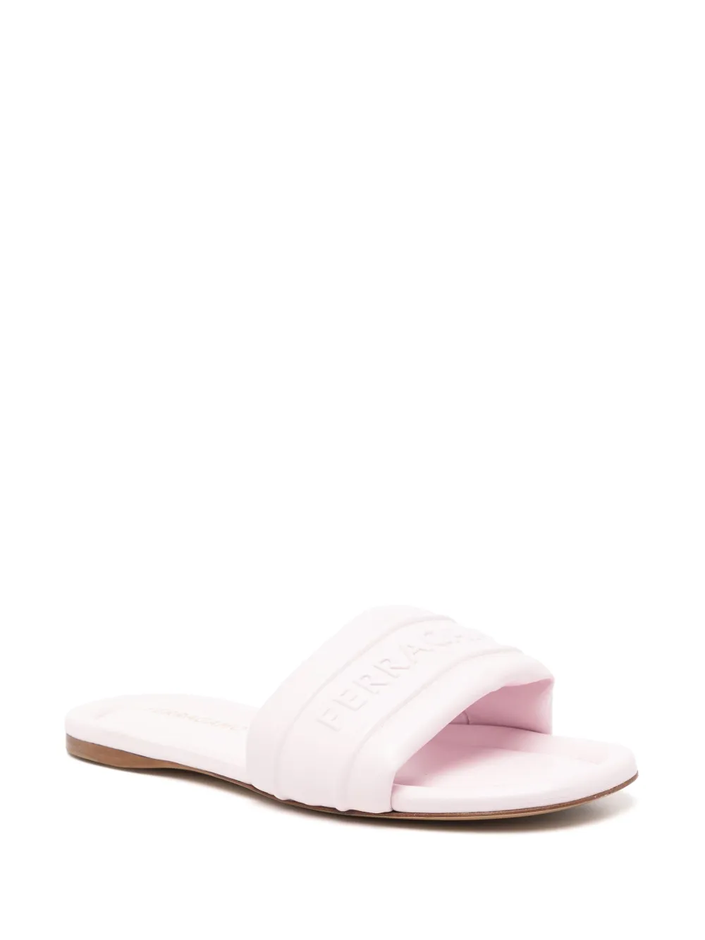 Ferragamo logo sandals Pink