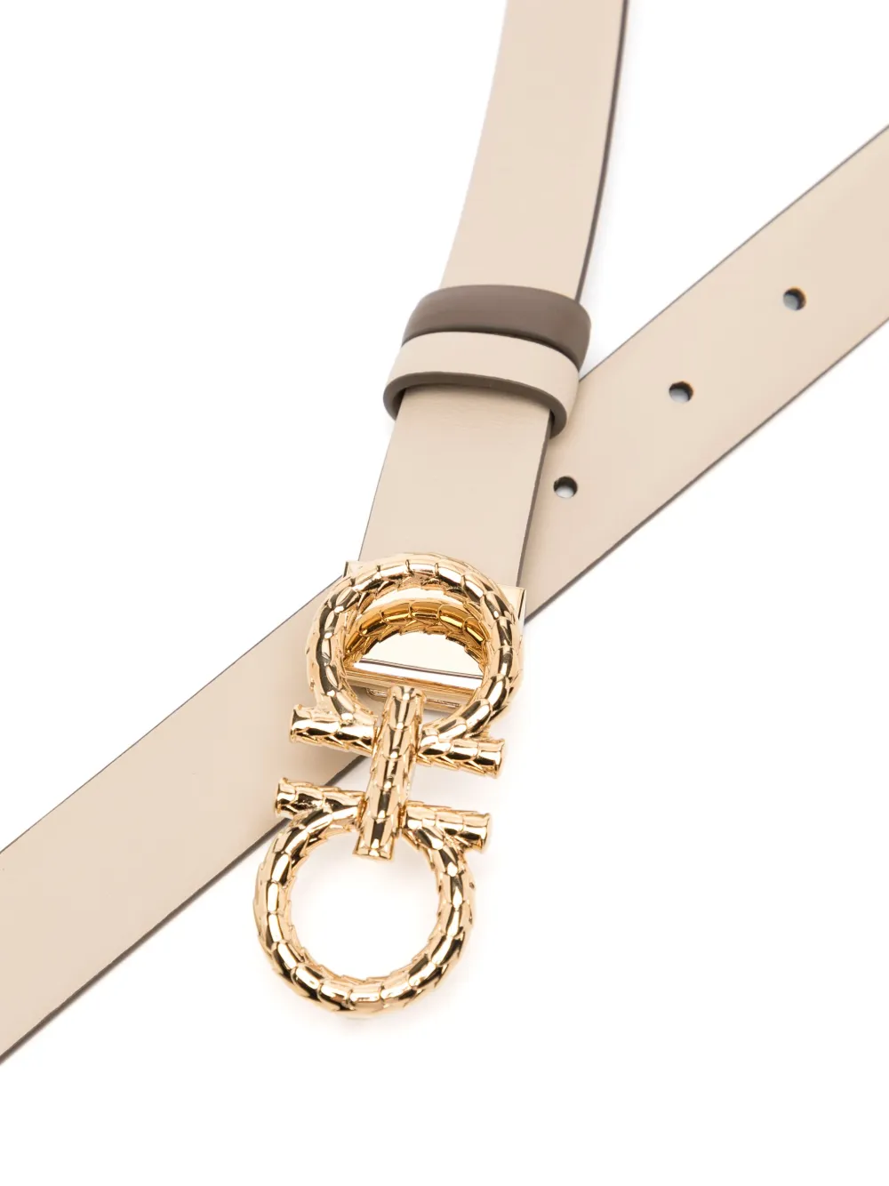 Ferragamo Gancini riem - Beige