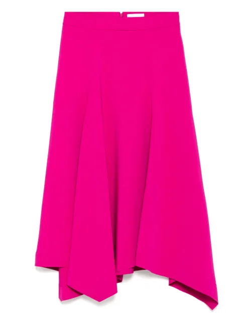 Ferragamo falda midi con diseño de mascada