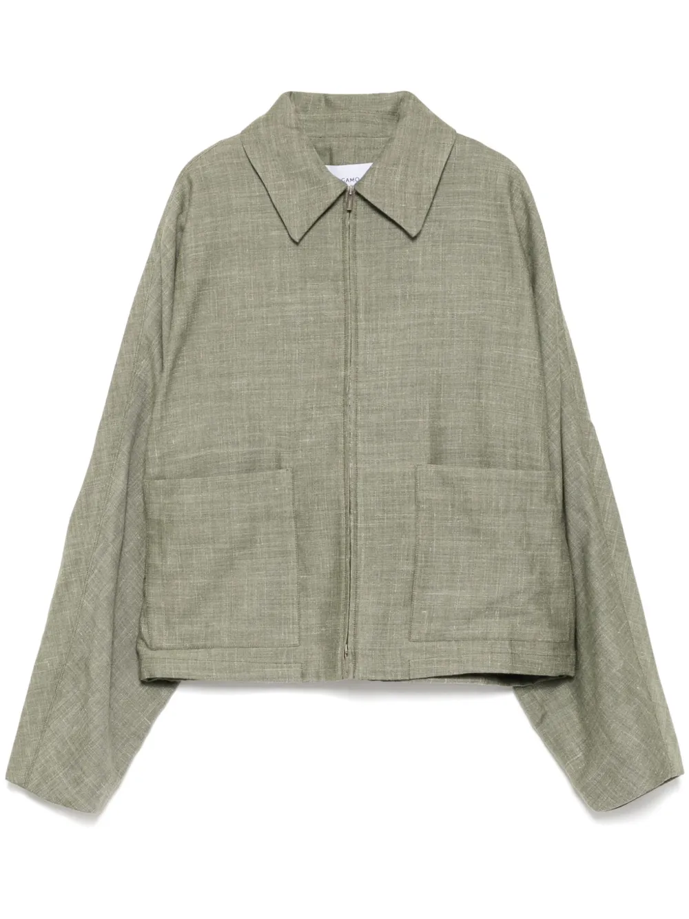 Ferragamo chamarra con cierre | verde | Image 1