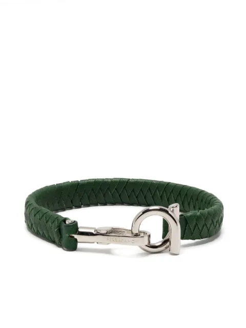 Ferragamo bracelet en cuir à motifs gravés