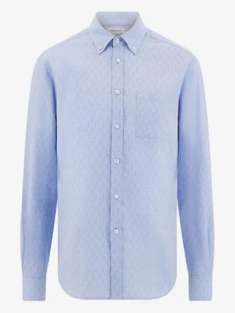 Ferragamo monogram shirt 