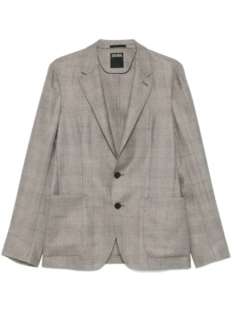 Zegna checked blazer