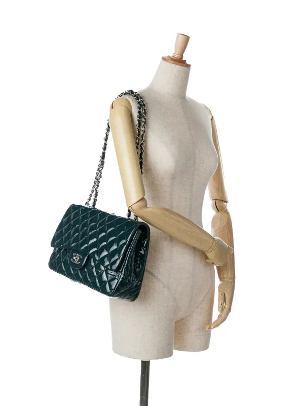 CHANEL Pre-Owned 2009-2010 ジャンボ クラシック エナメル