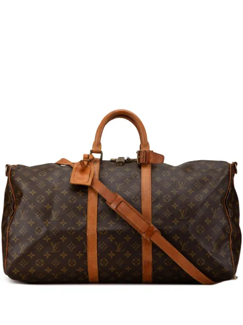 Louis Vuitton Pre-Owned 1988 Monogram Keepall Bandouliere 55 travel bag WOMEN